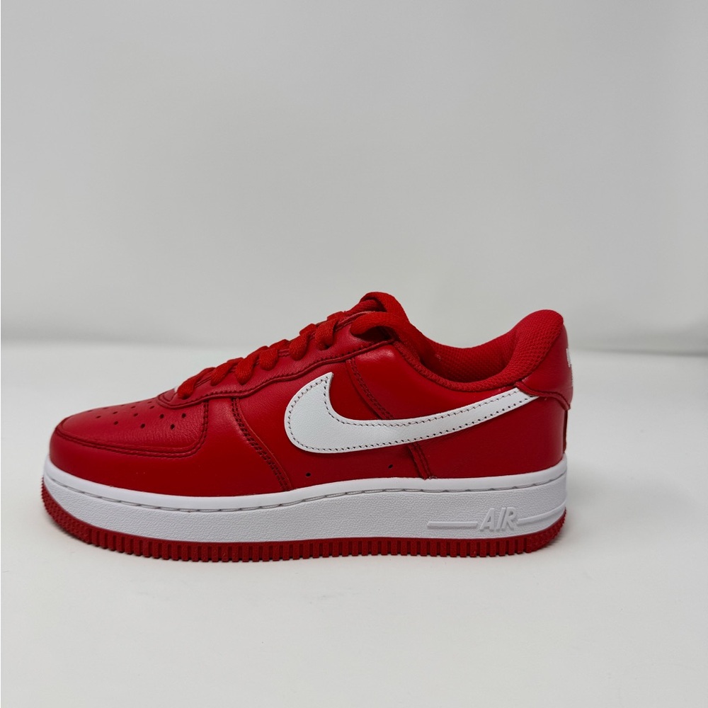 NEW Nike Air Force 1 Low Retro QS Women’s Size 5.5 Red/White Athletic Shoes NIB